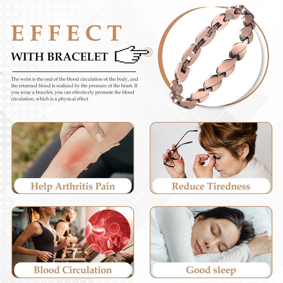 Magnetic Therapy Copper Jewelry with Sizing tool