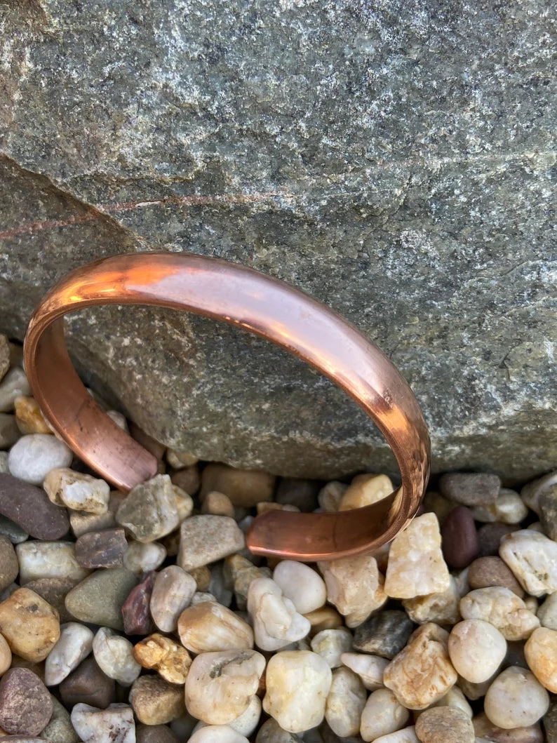 Pure Copper Bracelet - Healing Bracelet - Copper Cuff Bangle - Handmade in Nepal - Ideal for Gift