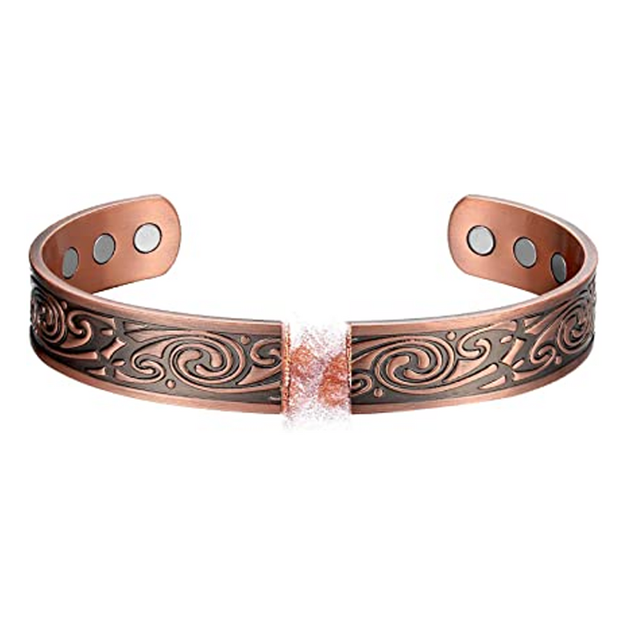 Viking Pattern Pure Magnetic Copper Bracelet