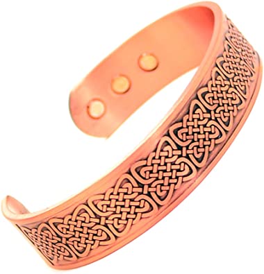 Magnetic Copper Therapy Bangle Cuff Golf Bracelet