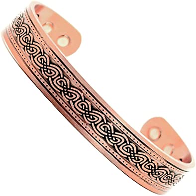 Magnetic Copper Therapy Bangle Cuff Golf Bracelet